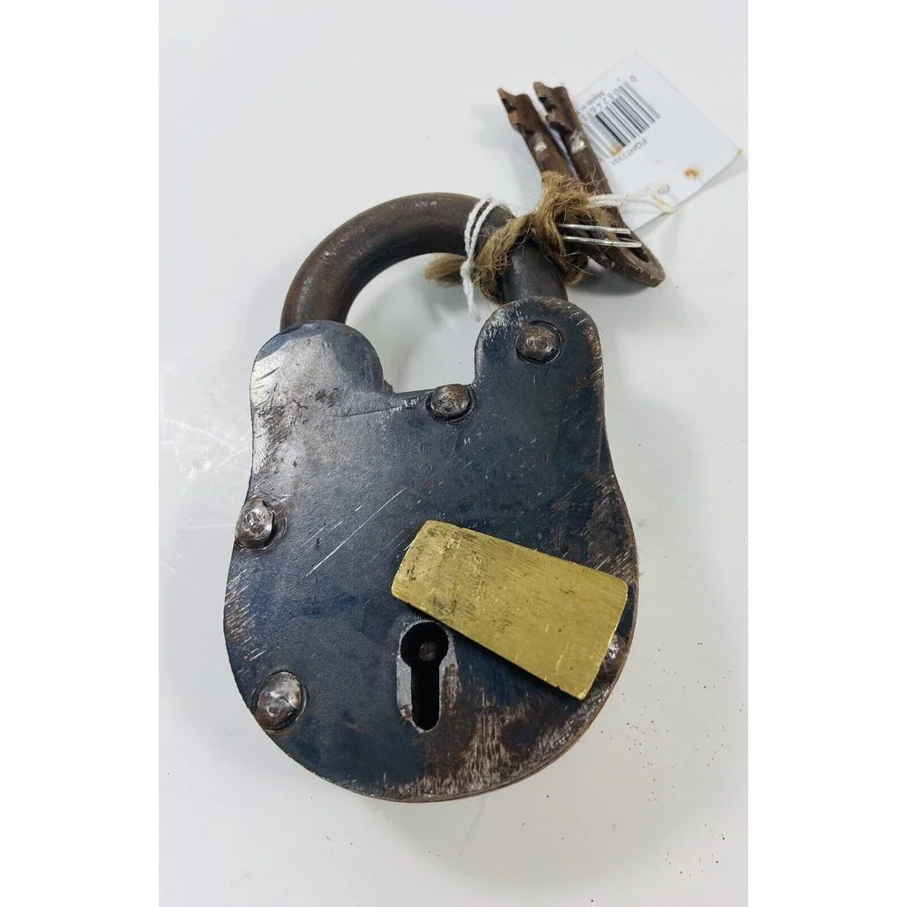 Gallarie II  Halloween Decor Black Metal Padlock